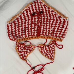 it’s now cool crochet bikini/ short